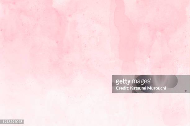 abstract pink watercolor background - pink colour stock pictures, royalty-free photos & images