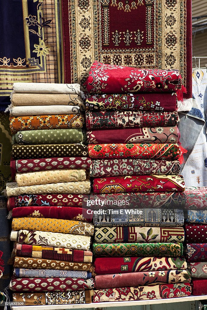 Saudi Araibia Rug Rugs On Market Stall Albalad Old Town Jeddah Saudi Arabia Middle East ...