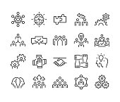 Collaboration Icons - Classic Line Series