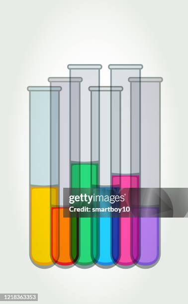 test tube or sample tubes - measuring beaker stock illustrations