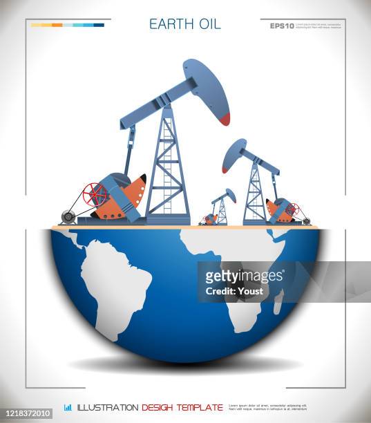 世界環球石油泵傑克 - 地質構造 幅插畫檔、美工圖案、卡通及圖標