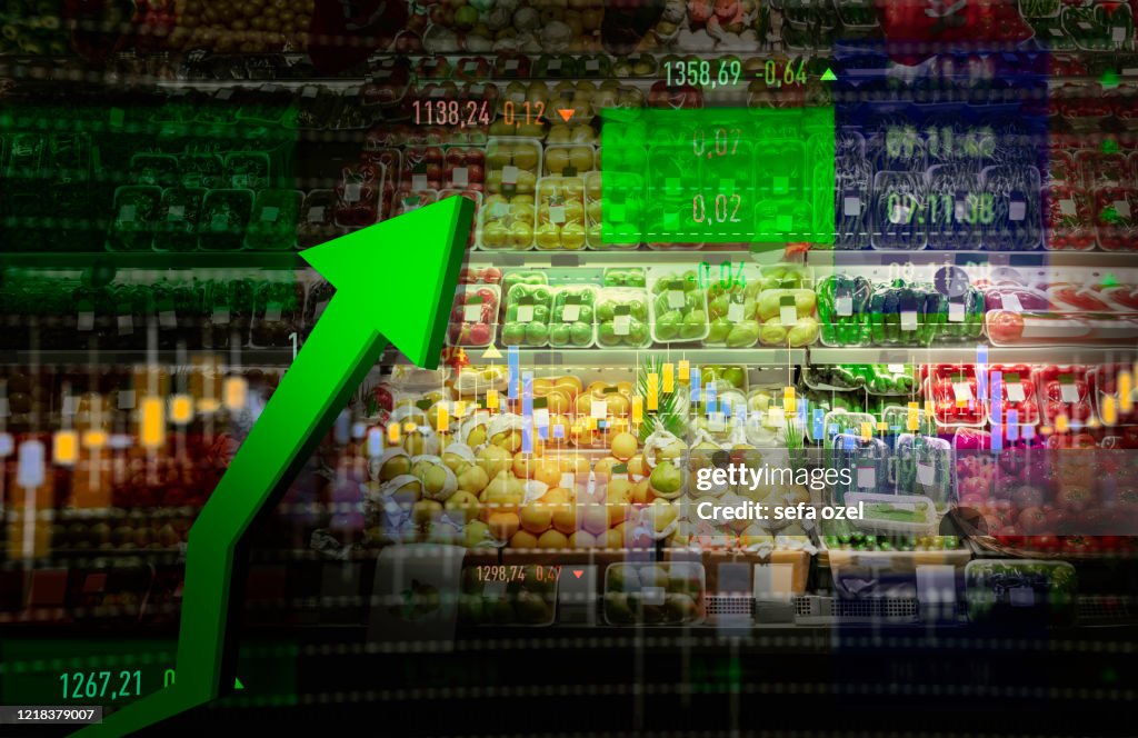 Grocer Shopping Rise
