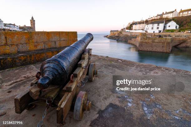 harbour, porthleven, cornwall, england - artillery stock pictures, royalty-free photos & images