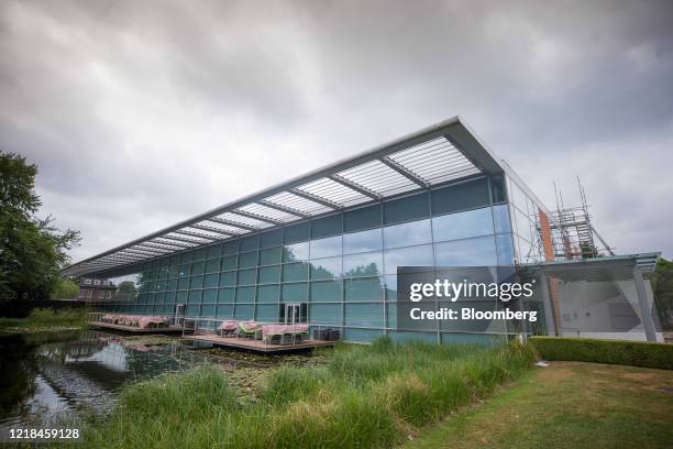 The AstraZeneca Plc DaVinci building stands at the Melbourn Science Park in Cambridge, U.K., on Monday, June 8, 2020. AstraZeneca Plc has made a...