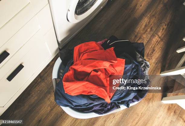 laundry basket - washing basket stock pictures, royalty-free photos & images