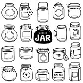 Hand-drawn Vector Collection: Jars