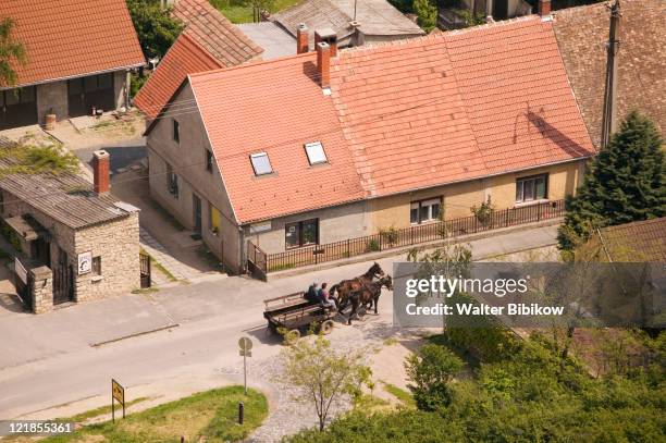 hungary, lake balaton region, sumeg - hungary countryside stock pictures, royalty-free photos & images