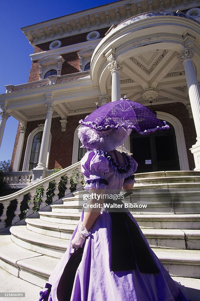 Woman in Civil War Era Costume, Macon