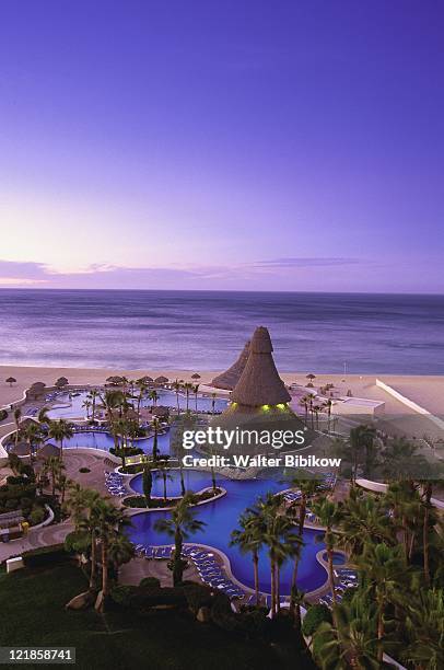 hotel finisterra pool, cabo san lucas, mexico - los cabos stock pictures, royalty-free photos & images