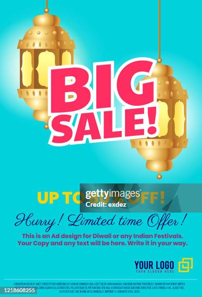 ramadan lantern ad design - ramadan lantern stock illustrations