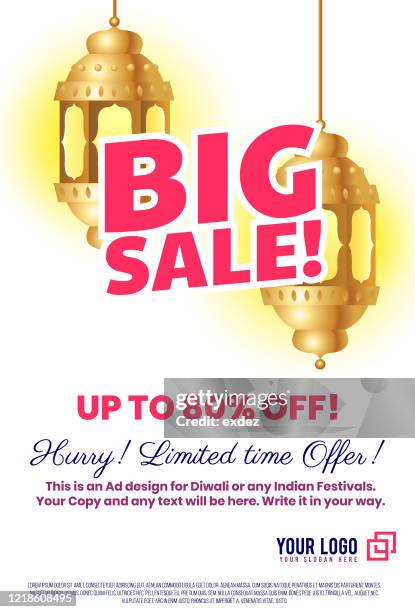 ramadan lantern ad design - ramadan lantern stock illustrations