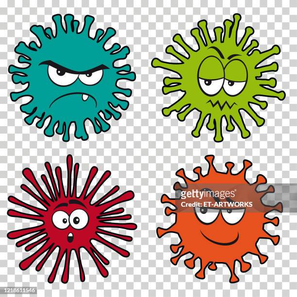 vector coronovirus icon - virus organism stock illustrations