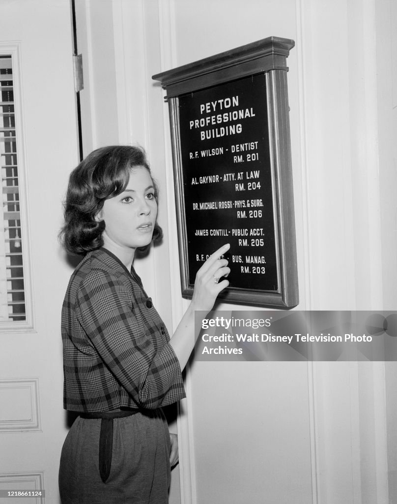 Barbara Parkins appearing in the ABC tv series 'Peyton Place',... News
