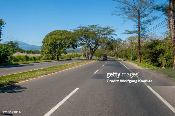 The Pan American Highway in El Salvador.
