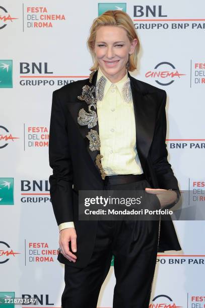 Australian actress Cate Blanchett at the photocall of the film The House With a Clock in Its Walls during the Rome Film Festival 2018, at the...