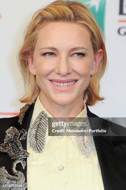 Australian actress Cate Blanchett at the photocall of the film The House With a Clock in Its Walls during the Rome Film Festival 2018, at the...