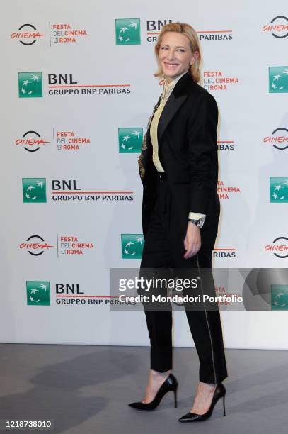 Australian actress Cate Blanchett at the photocall of the film The House With a Clock in Its Walls during the Rome Film Festival 2018, at the...