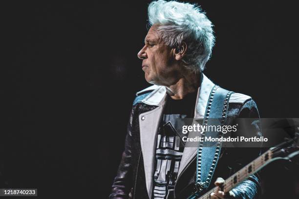 The U2 in concert at the Mediolanum Forum in Assago. Milan, October 11th, 2018