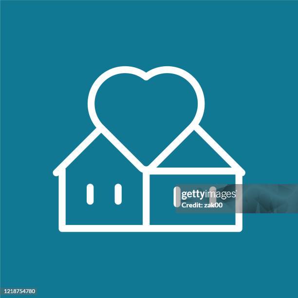 stay home icon. - real estate logo stock illustrations