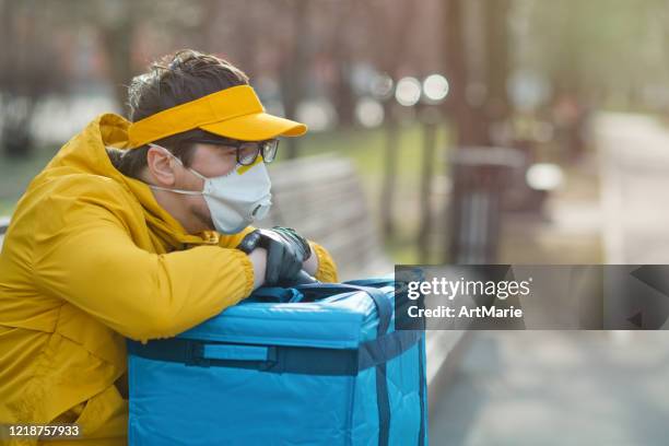 Deliver Rider Mask 7,244 Delivery Driver Mask Stock Photos, High-Res Pictures, and Images ...