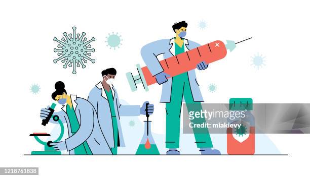 Ilustraciones, imágenes clip art, dibujos animados e iconos de stock de  Vacuna - Getty Images