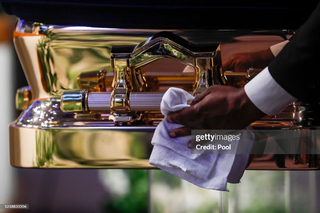 Private Funeral For George Floyd Takes Place In Houston