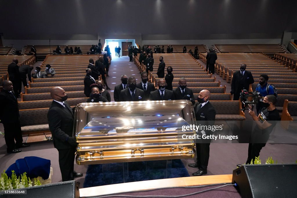 Private Funeral For George Floyd Takes Place In Houston