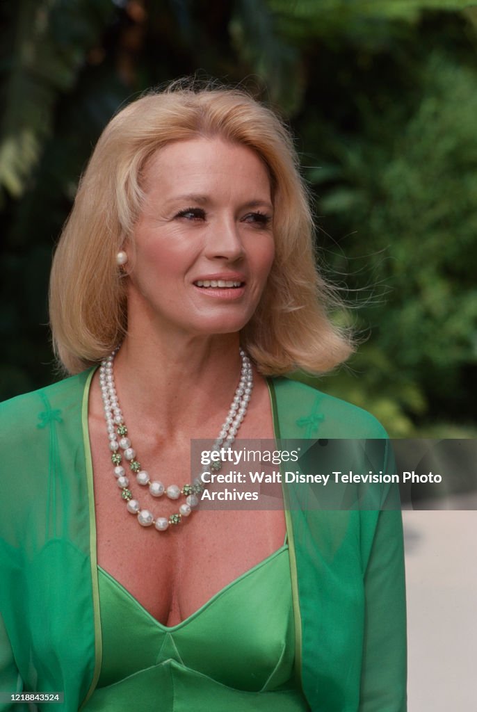 Angie Dickinson appearing in the ABC tv mini-series 'Pearl'. News Photo