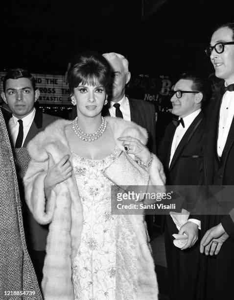 Gina Lollobrigida on February 15, 1965 in New York, New York.