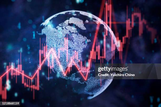 finance problem concepts - globalization economy stock-fotos und bilder