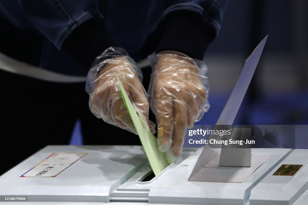 South Korea Hold Its Parliamentary Election Amid The Coronavirus Outbreak