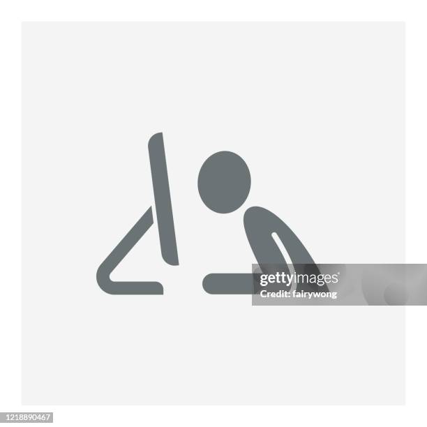 freelance icon,freelancer working at home with laptop - computer programmer home stock illustrations