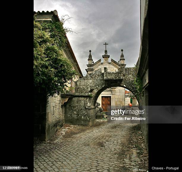 casas novas - chaves - portugal - vila real district portugal stockfoto's en -beelden