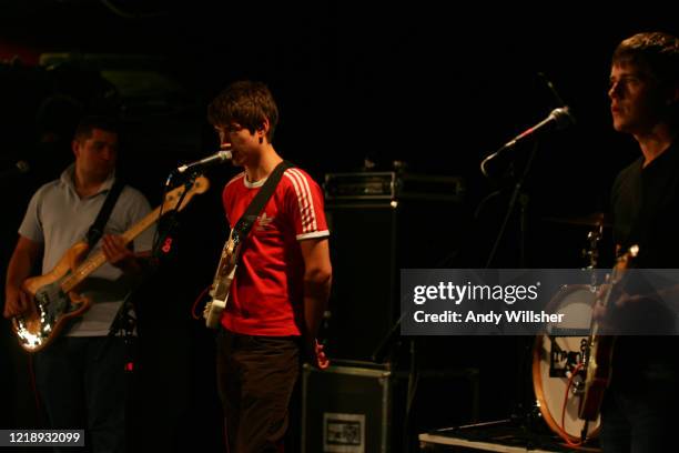 Arctic Monkeys performing live in Northampton in 2005