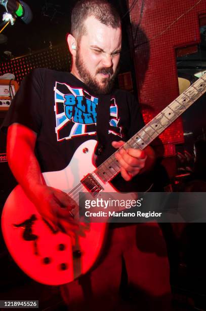 Steve Brooks of the American heavy metal band Torche performs on stage at La Boite on November 17, 2010 in Madrid, Spain.
