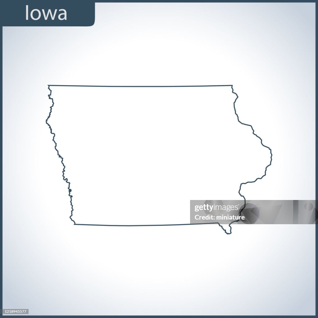 Iowa Map High-Res Vector Graphic - Getty Images