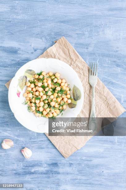 chickpeas salad - chick pea salad stock pictures, royalty-free photos & images