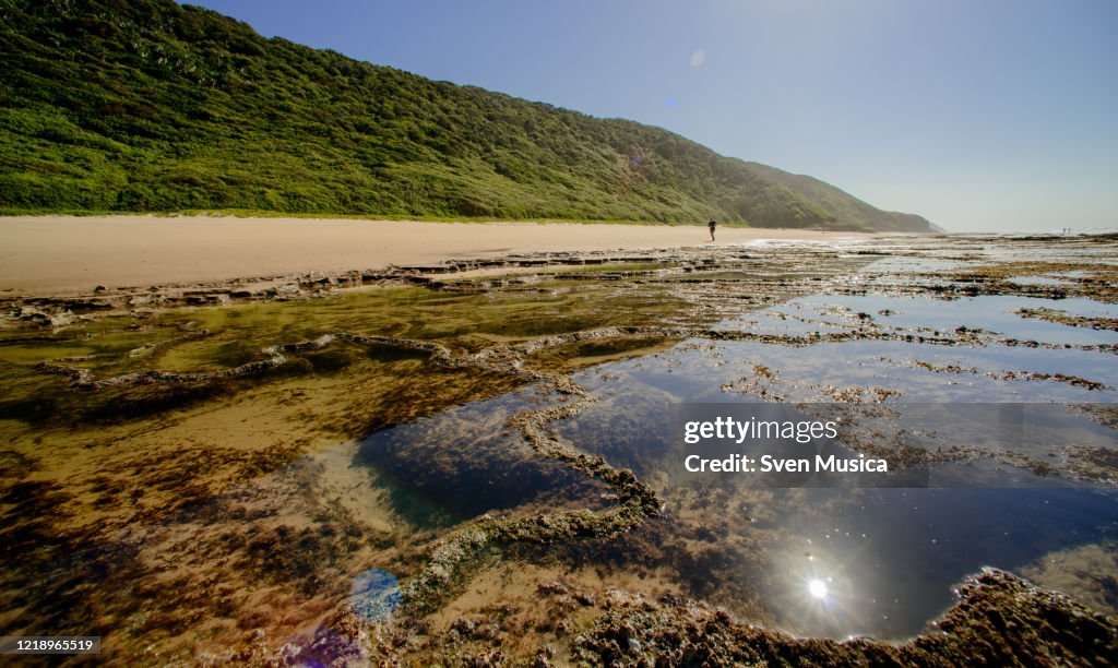 Beach running in South Africa