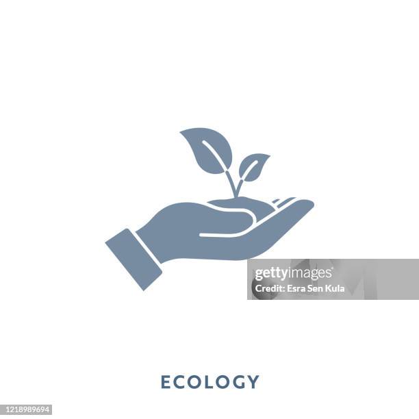 ecology mono color flat icon. pixel perfect. - sustainable development goals icons stock illustrations