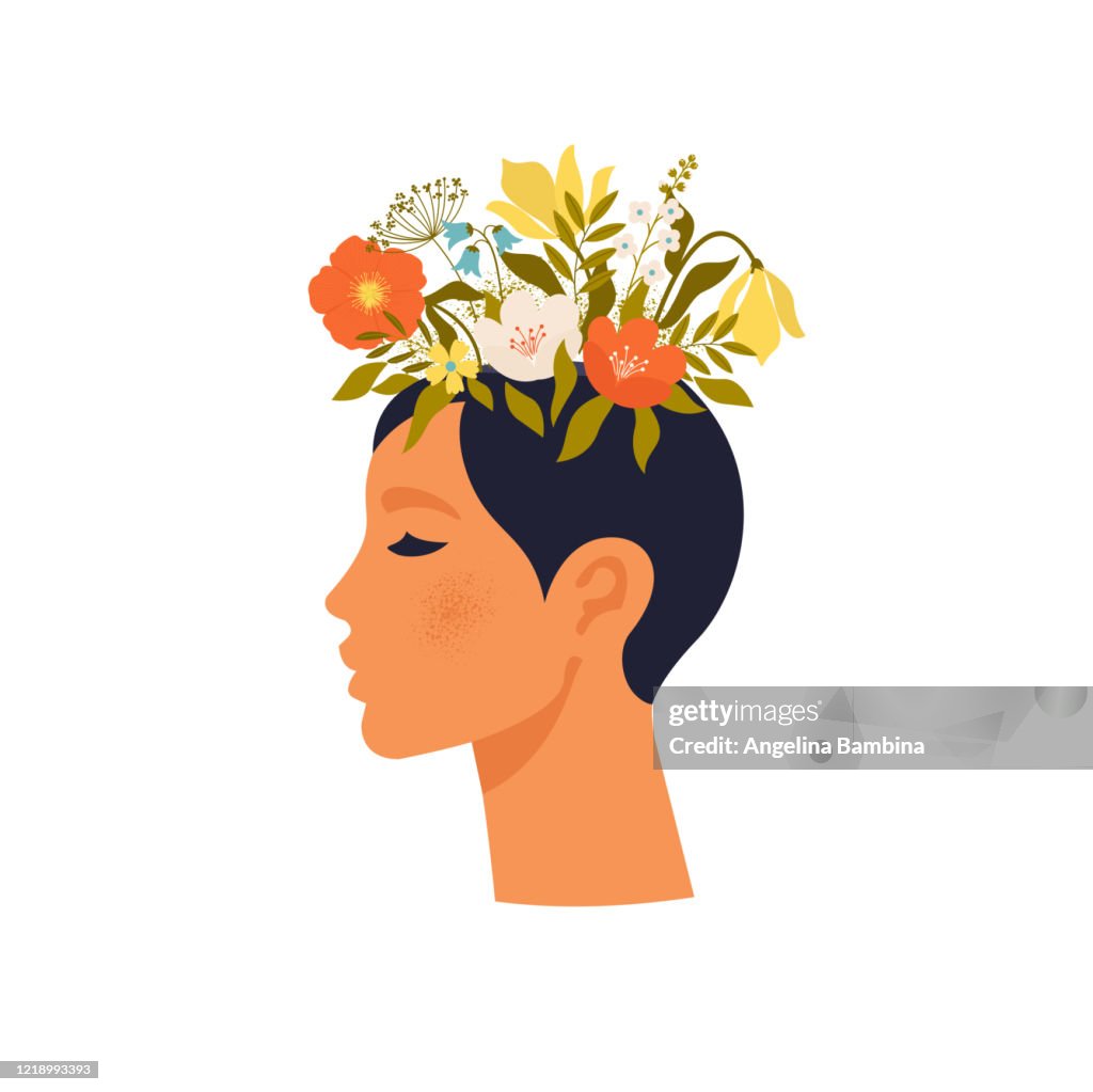 心理 学メンタルヘルス花の頭を持つ女性のキャラクターメンタルヘルスコンセプトグッドムード調和平らなベクトルイラスト ストックイラストレーション Getty Images 心理 学メンタルヘルス花の頭を持つ女性のキャラクターメンタルヘルスコンセプトグッドムード調和平らなベクトルイラスト ストックイラストレーション Getty Images
