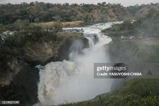 The top of Murchison Falls, one of the majestic natural sites in Africa where the government has a plan to build a hydroelectric dam on the Victoria...