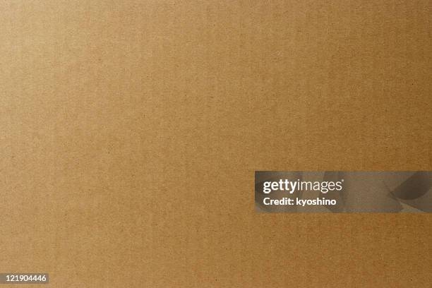 close-up of cardboard texture background - brown box stock pictures, royalty-free photos & images