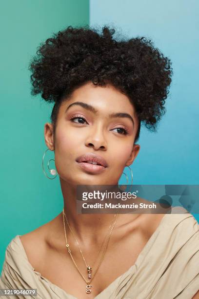 Actress Yara Shahidi is photographed for Entertainment Weekly Magazine on February 27, 2020 at Savannah College of Art and Design in Savannah,...
