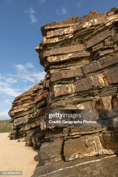 Tilting Rocks 66 Tilted Sedimentary Rock Layers Stock Photos, High-Res Pictures, and ...