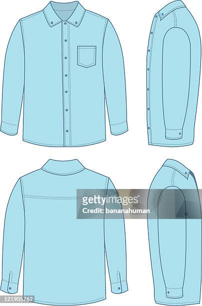 herren-anzughemd - denim jacket stock-grafiken, -clipart, -cartoons und -symbole