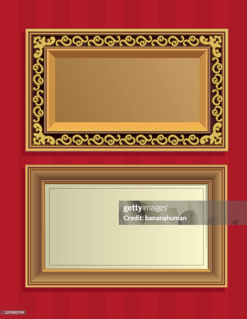 Basic Golden Frame Classic Golden Frame High-Res Vector Graphic - Getty Images