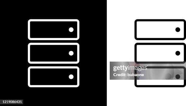 computer server icon - computer server room stock illustrations