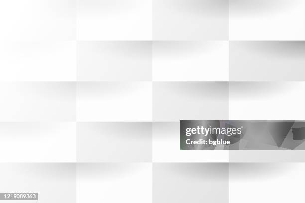abstract white background - geometric texture - rectangular torn paper vector stock illustrations