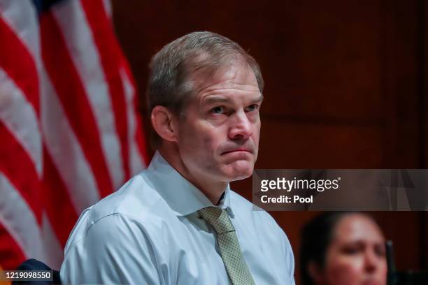 Republican Representative from Ohio Jim Jordan during the House Judiciary Committee hearing on Policing Practices and Law Enforcement Accountability...