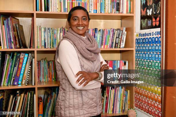 Ponnie Moodley poses a photo during an interview on June 09, 2020 in Johannesburg, South Africa. The veteran educator of 31 years has transitioned to...